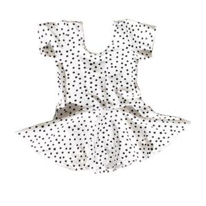 NEW Alice + Ames Leo (leotard) Dress in ivory dot